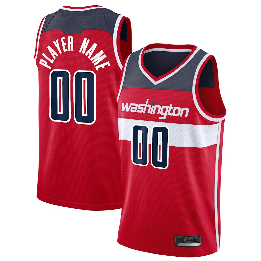 Moorv Custom W.Wizards Red 202021 Swingman Jerseys - Icon Edition