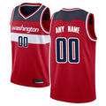 Moorv Custom W.Wizards Red Swingman Jerseys - Icon Edition