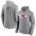 Moorv Custom KC.Chiefs Blank Player Gray Pullover Hoodie Stitched Jerseys