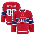 Moorv Custom M.Canadiens Red Home Authentic Pro Jerseys