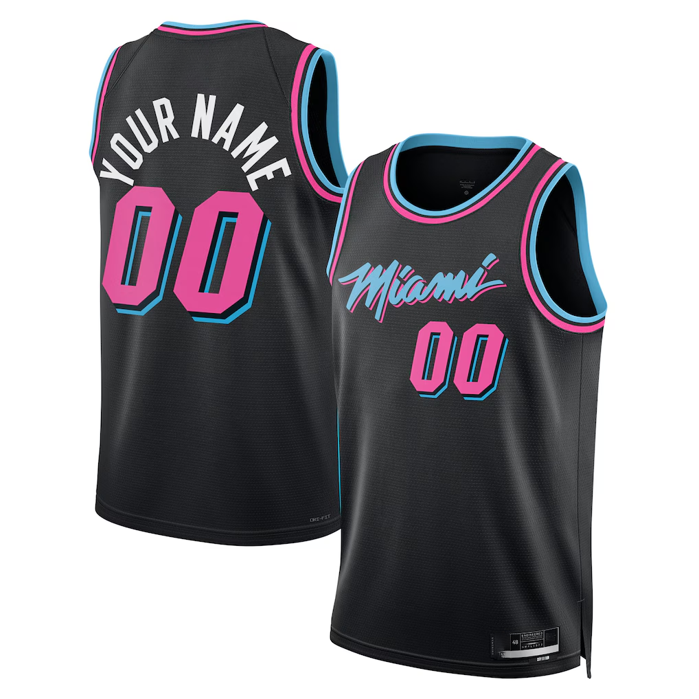 Moorv Custom M.Heat 202526 City Edition Swingman Jerseys