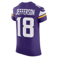 Moorv MN.Vikings #18 Justin Jefferson Purple Team Vapor F.U.S.E. Elite Stitched Jerseys
