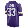 Moorv MN.Vikings #33 Aaron Jones Purple Game Player Jersey Stitched American Stitched Jerseys