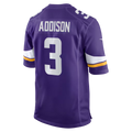 Moorv MN.Vikings #3 Jordan Addison Purple Game Stitched Jerseys