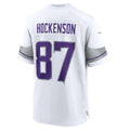 Moorv MN.Vikings #87 T.J. Hockenson White Alternate Game Player Jersey American Stitched Jerseys