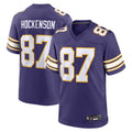 Moorv MN.Vikings Secondary Alternate Game Football Jerseys - Purple - #87 T.J. Hockenson Player Stitched Jerseys