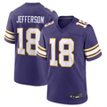Moorv MN.Vikings #18 Justin Jefferson Purple Vapor F.U.S.E. Limited Stitched Jerseys