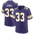 Moorv MN.Vikings #33 Aaron Jones Player Purple Classic Game Stitched Jerseys