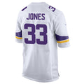 Moorv MN.Vikings #33 Aaron Jones Player White Home Game Stitched Jerseys