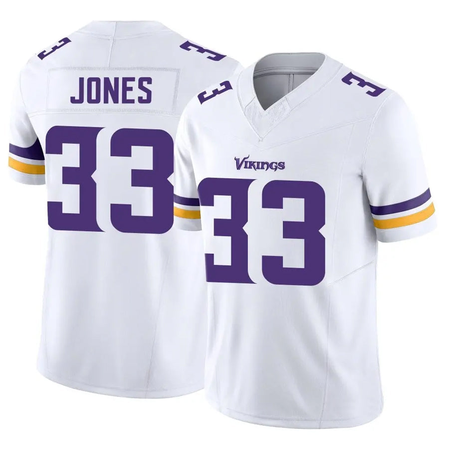 Moorv MN.Vikings #33 Aaron Jones Player White Vapor F.U.S.E. Limited Stitched Jerseys