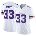 Moorv MN.Vikings #33 Aaron Jones Player White Vapor F.U.S.E. Limited Stitched Jerseys
