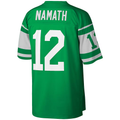 Moorv NY.Jets #12 Joe Namath Mitchell & Ness Kelly Green Legacy Replica Puhic Stitched Jerseys
