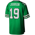 Moorv NY.Jets #19 Keyshawn Johnson Mitchell & Ness Kelly Green Legacy Replica Puhic Stitched Jerseys