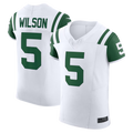 Moorv NY.Jets #5 Garrett Wilson White Classic Alternate Vapor F.U.S.E. Elite Stitched Jerseys