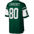 Moorv NY.Jets  #80 Wayne Chrebet Mitchell & Ness Green Legacy Replica Stitched Jerseys