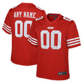 Moorv Custom SF.49ers Red Game Team Colour Stitched Jerseys